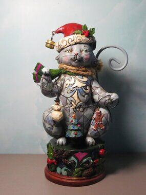 Heartwood Creek Jim Shore Jingle Bell On Kittie's Tail With Box